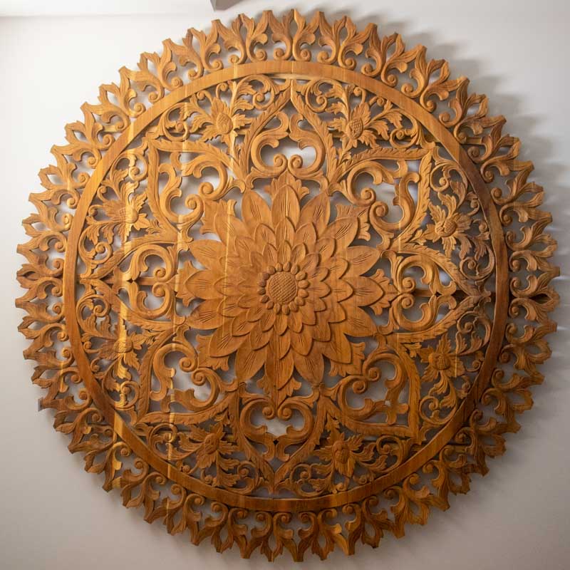 mandala artesanal madeira teca decoracao parede entalhada bali indonesia cabeceira quarto sala loja artesintonia 01