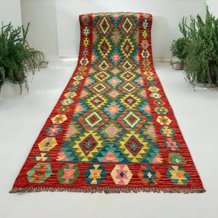 passadeira kilim artesanal paquistao arte decoração casa tradição cultura textil algodao persa tecelagem beleza loja artesintonia 03