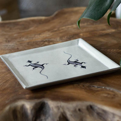 pratos decorativos ceramica áfrica cozinha jantar casa animais natureza placa cerâmica artesanal 02