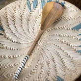 colher decorativa osso cozinha jantar almoco madeira mesa arte africa etnico pick bone 02