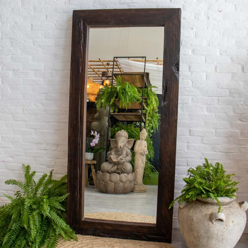 espelho artesanal madeira rustica natural decoracao casa ambientes moldura madeira loja artesintonia 01