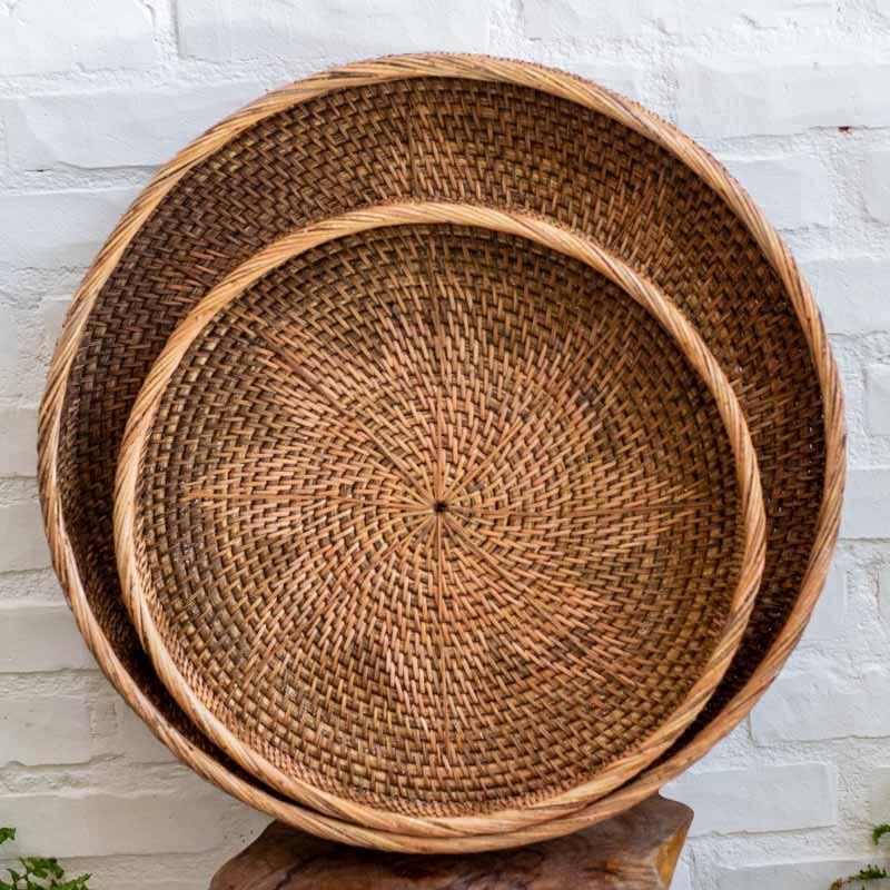 bandeja artesanal fibra natural rattan bali indonesia loja artesintonia 01