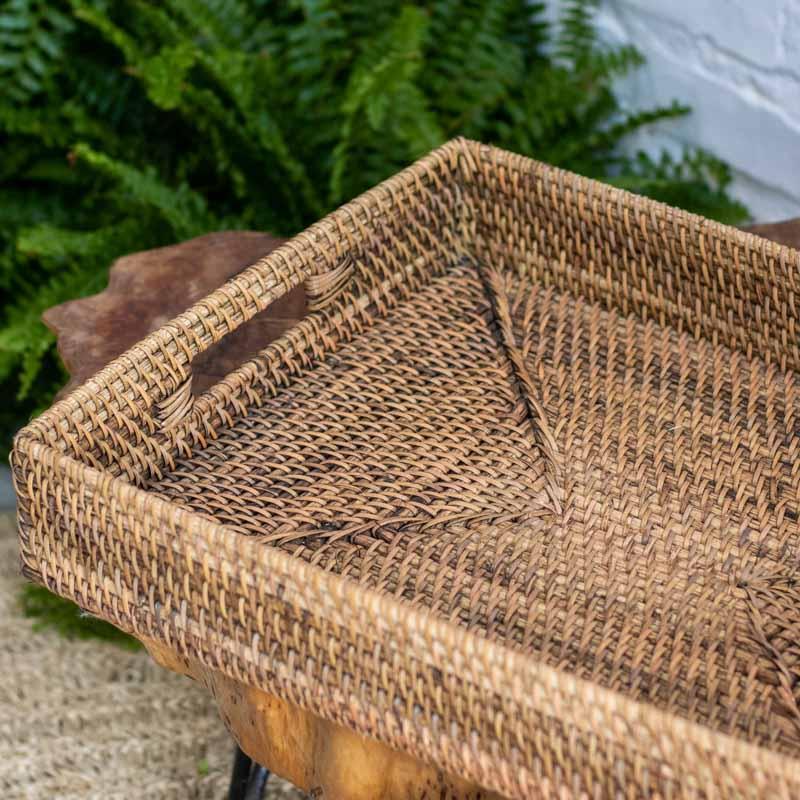 bandeja artesanal cafe manha rattan decoracao funcional retangular bali indonesia loja artesintonia 02