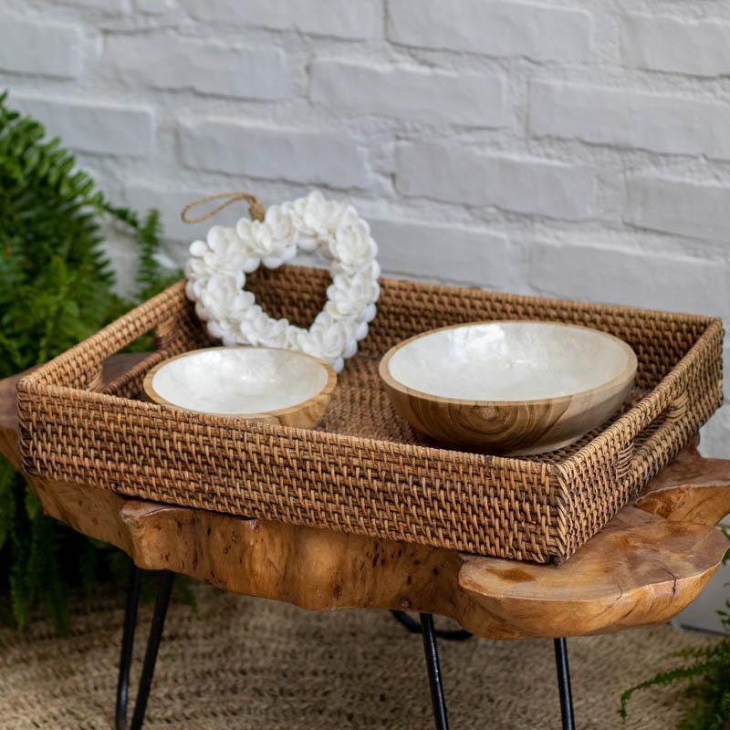 bandeja artesanal cafe manha rattan decoracao funcional retangular bali indonesia loja artesintonia 03