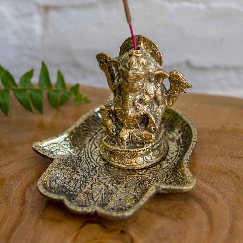 Incensário Ganesh Hamsá em Bronze | Bali - Arte &amp; Sintonia 2024, Bali - SRI, Bali24, Bronze, Incensários, Indonésia / Bali