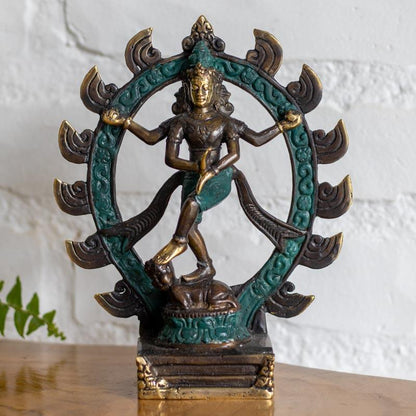 escultura shiva natajara circulo fogo renascimento destruicao protecao renovacao yoga energia hinduismo bronze.decoracao casa altar 01