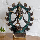 escultura shiva natajara circulo fogo renascimento destruicao protecao renovacao yoga energia hinduismo bronze.decoracao casa altar 01