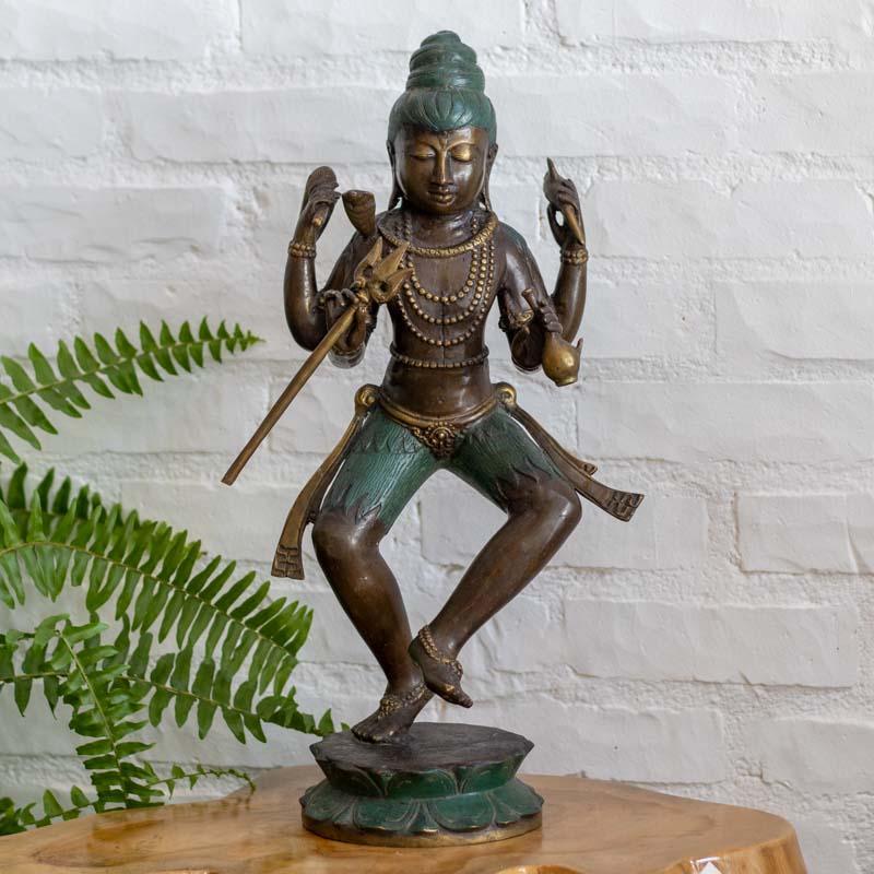 escultura shiva decoracao casa bronze bali armas ego renovacao destruicao loja artesintonia 01