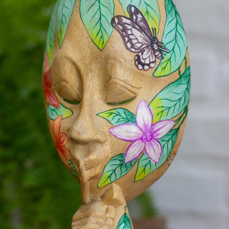 mascara decorativa passatro etnica home decor decoracao parede artesanal arte bali indonesia artesintonia 2