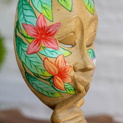 mascara decorativa passatro etnica home decor decoracao parede artesanal arte bali indonesia artesintonia 3