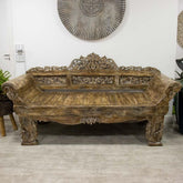 banco sofa cama artesanal madeira teca detalhes entalhos decoracao sala quarto bali indonesia artesanato loja artesintonia 01