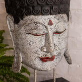 mascara buda antik madeira base bali artesanato meditacao zen espiritualidade decoracao casa ambientes loja artesintonia 02