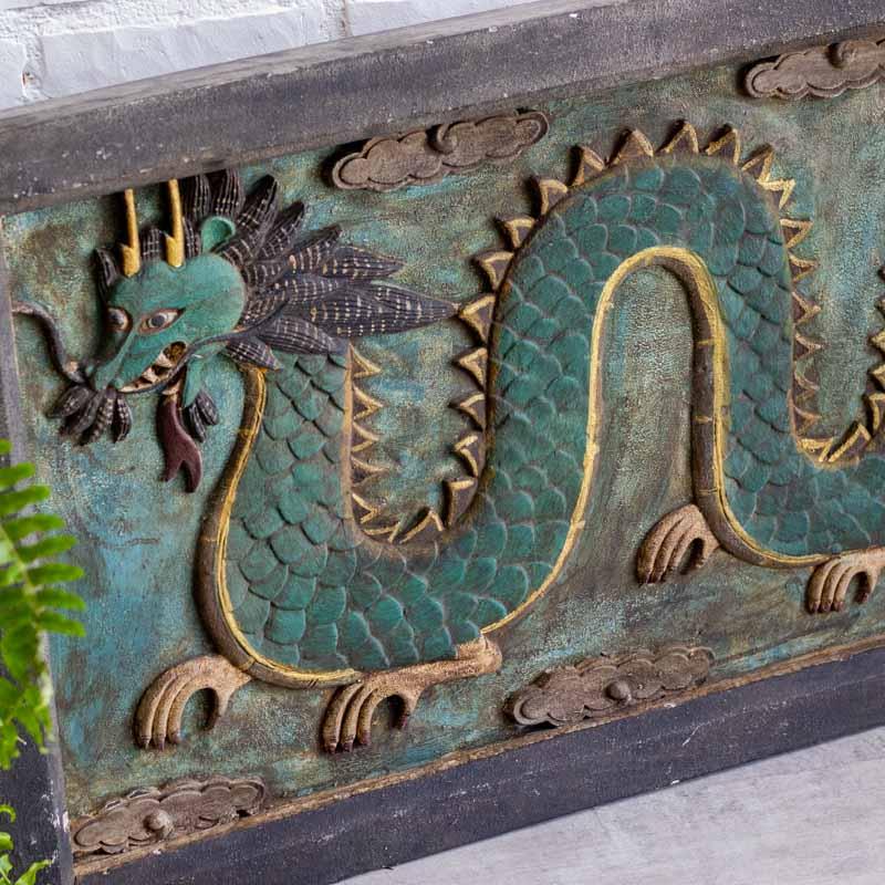 quadro painel madeira entalhado bali indonesia cultura dragao forca protecao cultura decoracao parede casa loja artesintonia 02