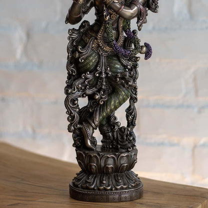 escultura estatua krshna resina china hindu cultura tradicao indiana deus amor devocao loja artesintonia 03