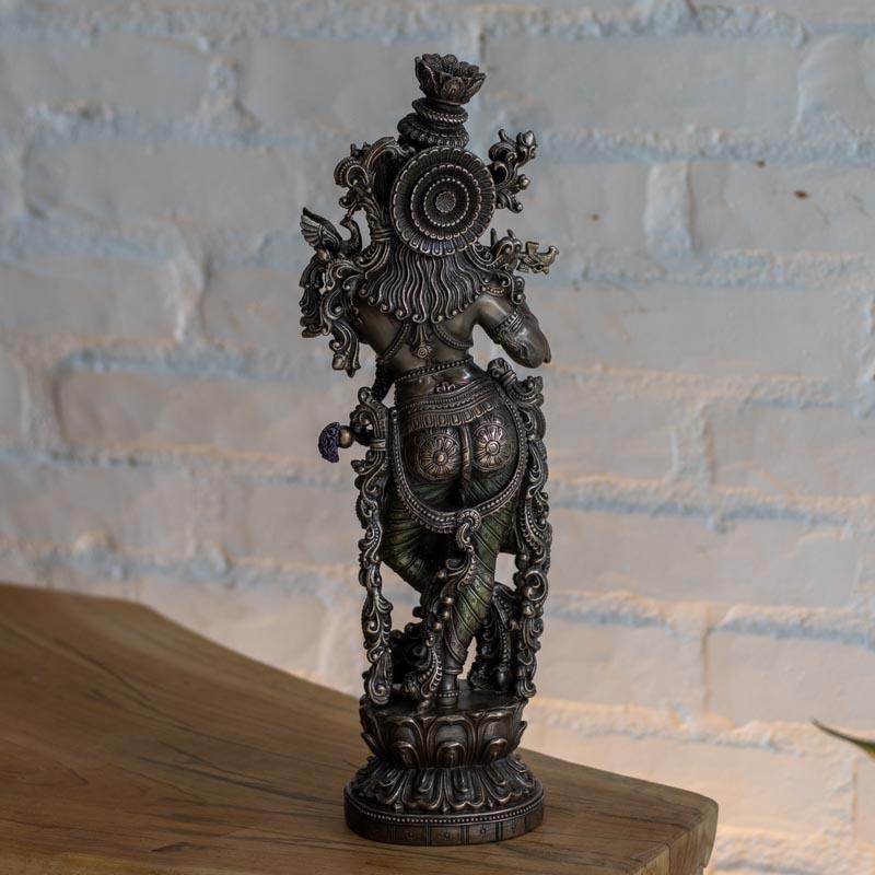 escultura estatua krshna resina china hindu cultura tradicao indiana deus amor devocao loja artesintonia 04