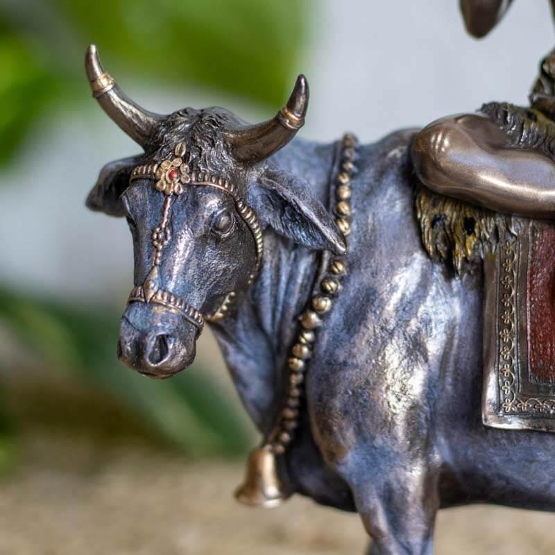 escultura deus hindu shiva nandhi resina bronze arte china veronese design comprar loja artesintonia 03
