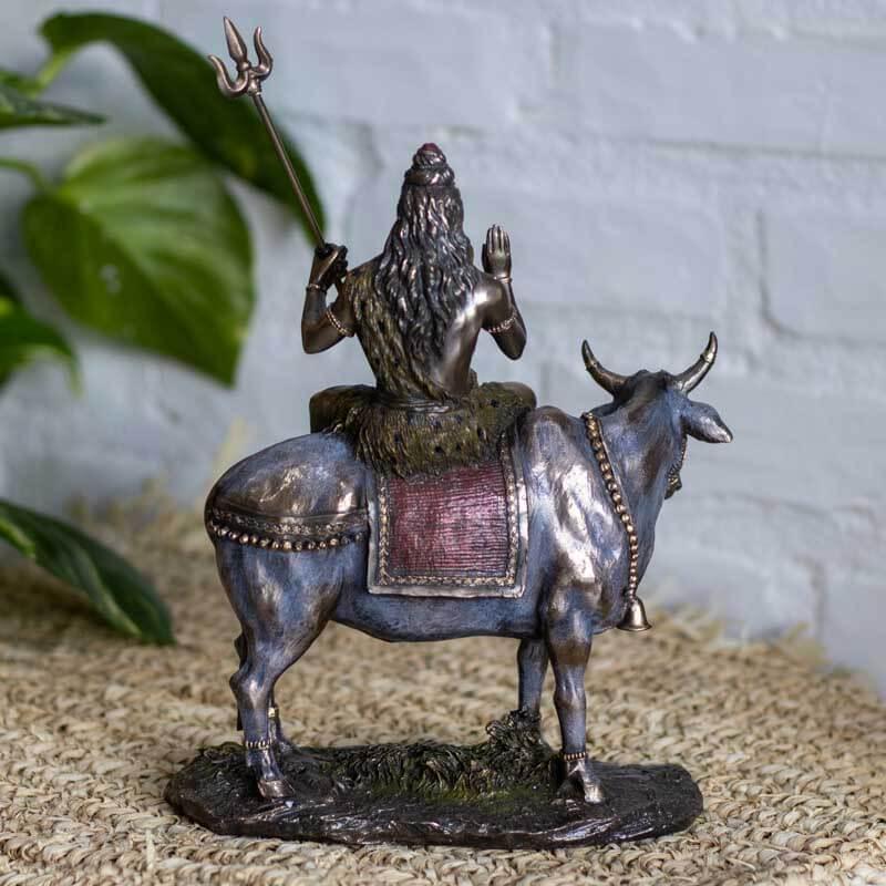 escultura deus hindu shiva nandhi resina bronze arte china veronese design comprar loja artesintonia 05