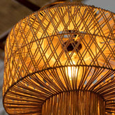 luminaria fibras naturais tramas trancas rattan objetos artesanais luminarias teto lamps balinese fiber artesintonia 3