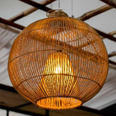 luminaria fibras naturais tramas trancas rattan objetos artesanais luminarias teto lamps balinese fiber artesintonia 3