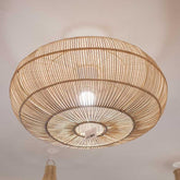 luminaria pendente fibra redonda clara natural home decor iluminacao artesintonia 4