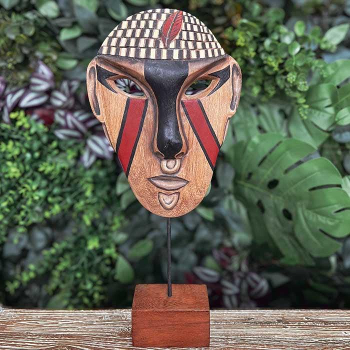 mascara decorativa artesanal brasil artesanato indigena pinturas etnica tribos cultura tradicao ancestrais loja artesintonia 01