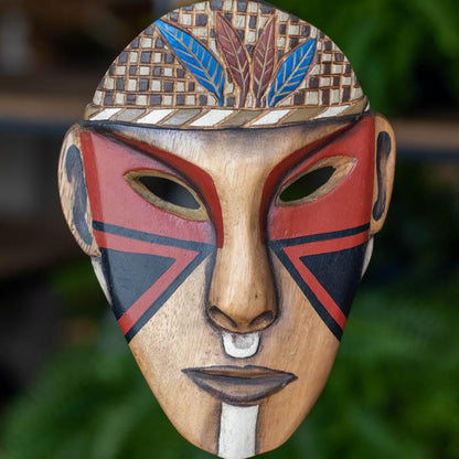 Máscara em Madeira Étnica Aikewara