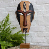 Máscara Étnica em Madeira | Fang - Arte & Sintonia artes únicas, brasil design, curral, Decor Home, Etnicas, etnico, etnicos all, lancamentos, Madeira, mascaras com base