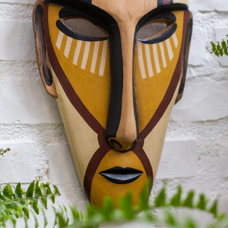 mascara-parede-etnica-decorativa-madeira-africa-ancestral-decoracao-casa-home-tribo-wood-masks-decoration-handycraft-brasil