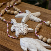 colar decorativo brasil arte esculpido madeira mar praia decoracao marine animals wooden necklace 02
