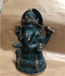 escultura deus ganesha prosperidade bronze barong protecao dualidade cultura bali indonesia altar devocao iluminacao elefante leao loja artesintonia 02