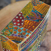 gaveiteiro caixa artesanal madeira indiano cores pintura decoracao joias incensos loja artesintonia 03