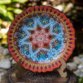 prato ceramica turca pintura artesanal mandala decorativa núcleos cultura tradicao turquia loja artesintonia 01