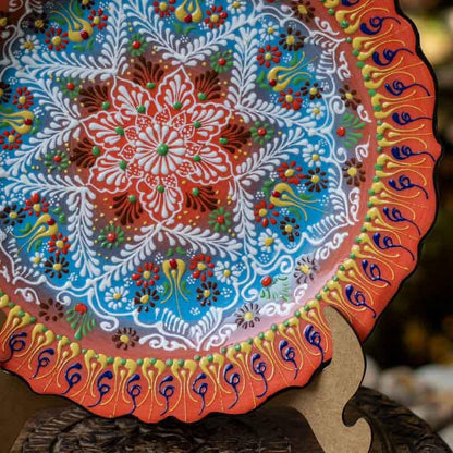 prato ceramica turca pintura artesanal mandala decorativa núcleos cultura tradicao turquia loja artesintonia 02