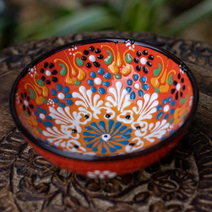 tigela turca marrom pintura artesanal ceramica turquia cultura tradição decoração bowl loja artesintonia 01