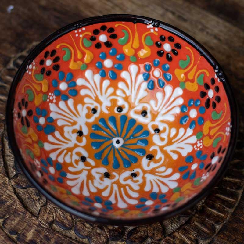 tigela turca marrom pintura artesanal ceramica turquia cultura tradição decoração bowl loja artesintonia 03