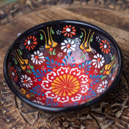 tigela turca marrom pintura artesanal ceramica turquia cultura tradição decoração bowl loja artesintonia 01