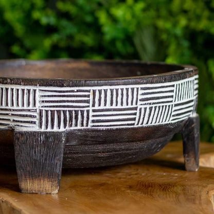 centro mesa madeira rustica etnico timor decoracao artesanato bali indonesia design interiores casa home decor table comprar loja artesintonia