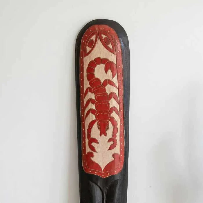 Máscara de Lombok artesanal disponível nos modelos Buda, Tribal, Escorpião e Elefante. 