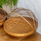 Trio de Cestas p/ Pães em Bambu | Cores Diversas - Arte & Sintonia 2023, Bali - DW, Bali24, Cestaria, Fibra Natural - Bambu, fibras, Indonésia / Bali