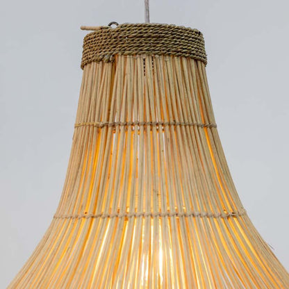 luminária teto rattan fibra natural decoração ferrugem boho elegância design bali indonésia artesanato trama loja artesintonia 02