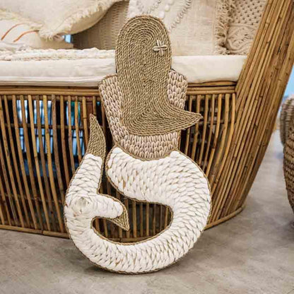 sereia mermaid búzios conchas palha fibra natural bali balinesa indonésia home decor decoration boho