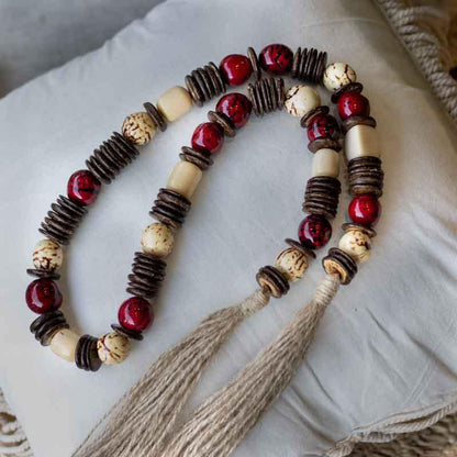 colar decorativo fibras naturais artesanato indígena etnico colar decorativo indígena cultural 01