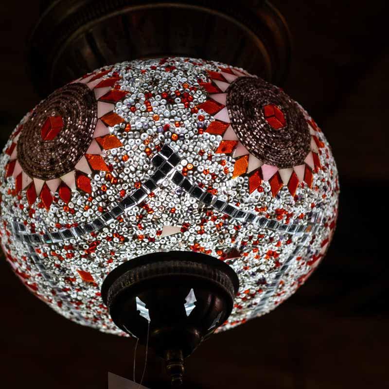 luminaria lustre turco decoração iluminação artesanato vidro mosaico núcleos tradição cultura loja artesintonia luzes 02