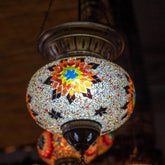 luminaria lustre turco decoração iluminação artesanato vidro mosaico núcleos tradição cultura loja artesintonia luzes 03