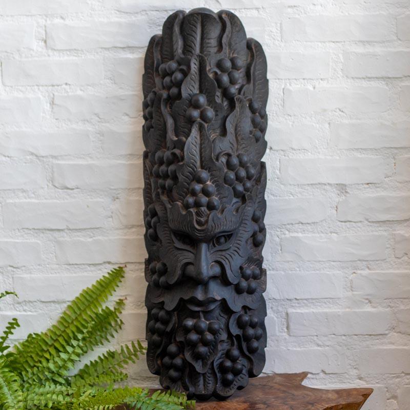 mascara entalhada madeira bali indonesia greenman conexao home natureza folclore loja artesintonia 01