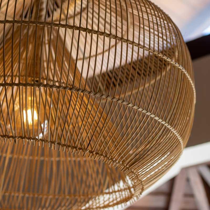luminaria artesanal rattan fibra natural decoracao casa boho chic iluminacao comprar pendentes tropicais loja artesintonia 02