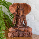escultura estatua deus shiva madeira entalhada suar bali indonesia significado espiritual renovacao destruicao yoga loja artesintonia 01