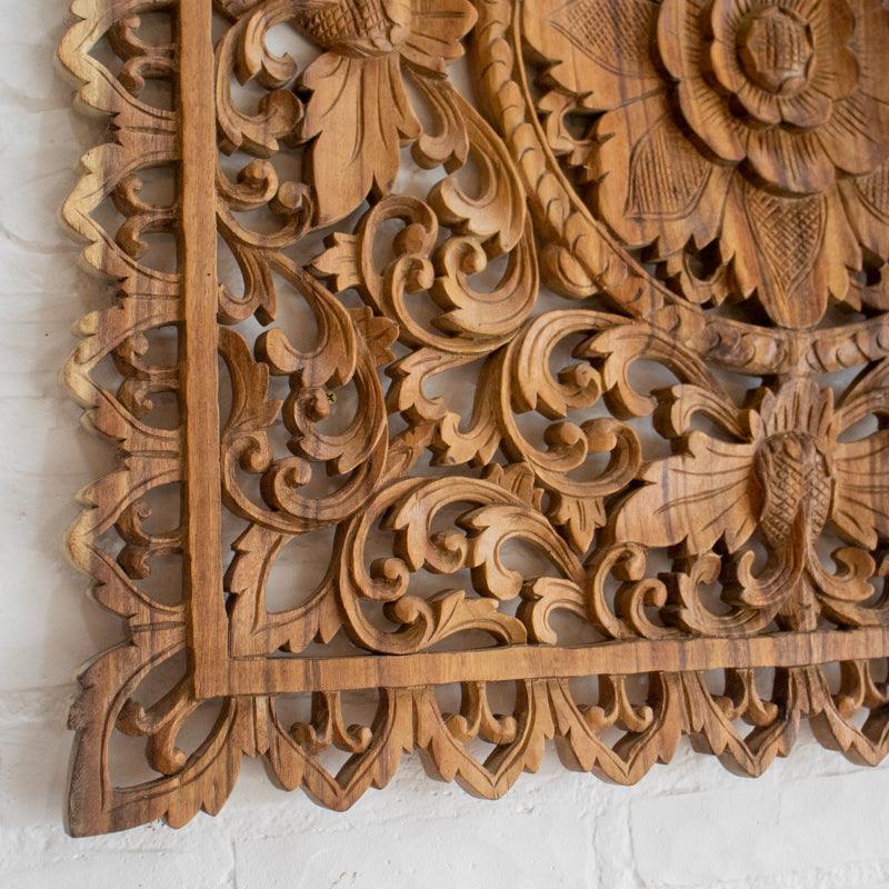 painel madeira esculpido artenato bali mandala wood carved mandala 02