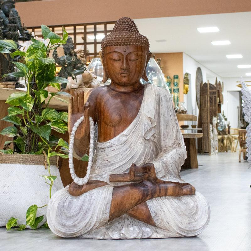 escultura buda madeira suar patina deus espiritualidade arte buddha wood carving 01