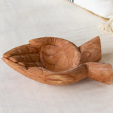 aparador bandeja decorativa madeira artesanato suar bali indonesia wooden tray sculpture 02